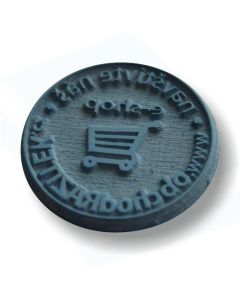 Textplatte - Behördenstempel 25 mm