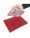 XXL SET dřevěné kolébkové razítko 140x120 mm + TopPad + Farbe