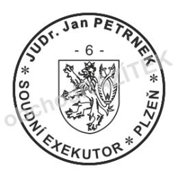 Kulaté razítka pro exekutory - ø 20mm || obchodRAZITEK.cz Kulaté razítka pro exekutory - ø 20mm || obchodRAZITEK.cz